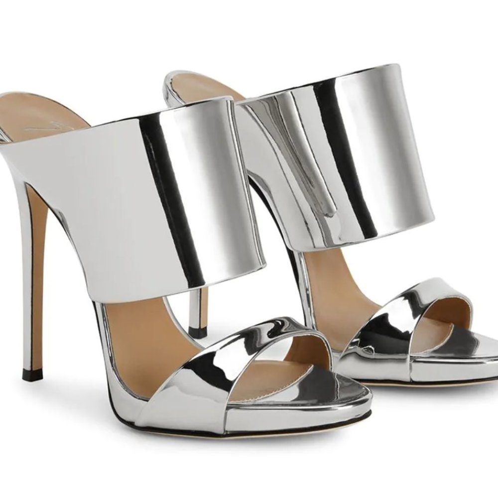 Giuseppe Zanotti Andrea high-heel sandals - Silver